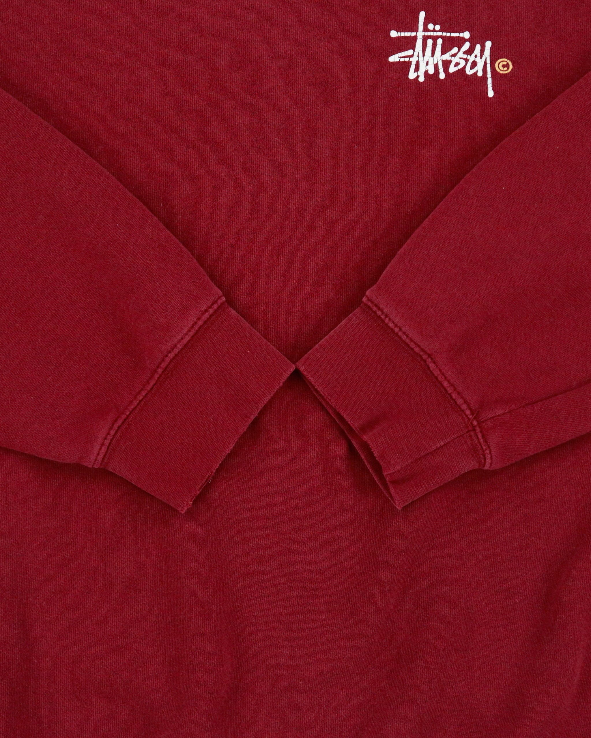 Vintage Stussy Stock Logo Made In USA Crewneck Sweatshirt - L
