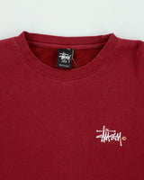 Vintage Stussy Stock Logo Made In USA Crewneck Sweatshirt - L