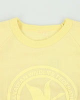 Vintage 1970s Canadian Wildlife Federation Puff Print Made In Canada Crewneck Sweatshirt - M