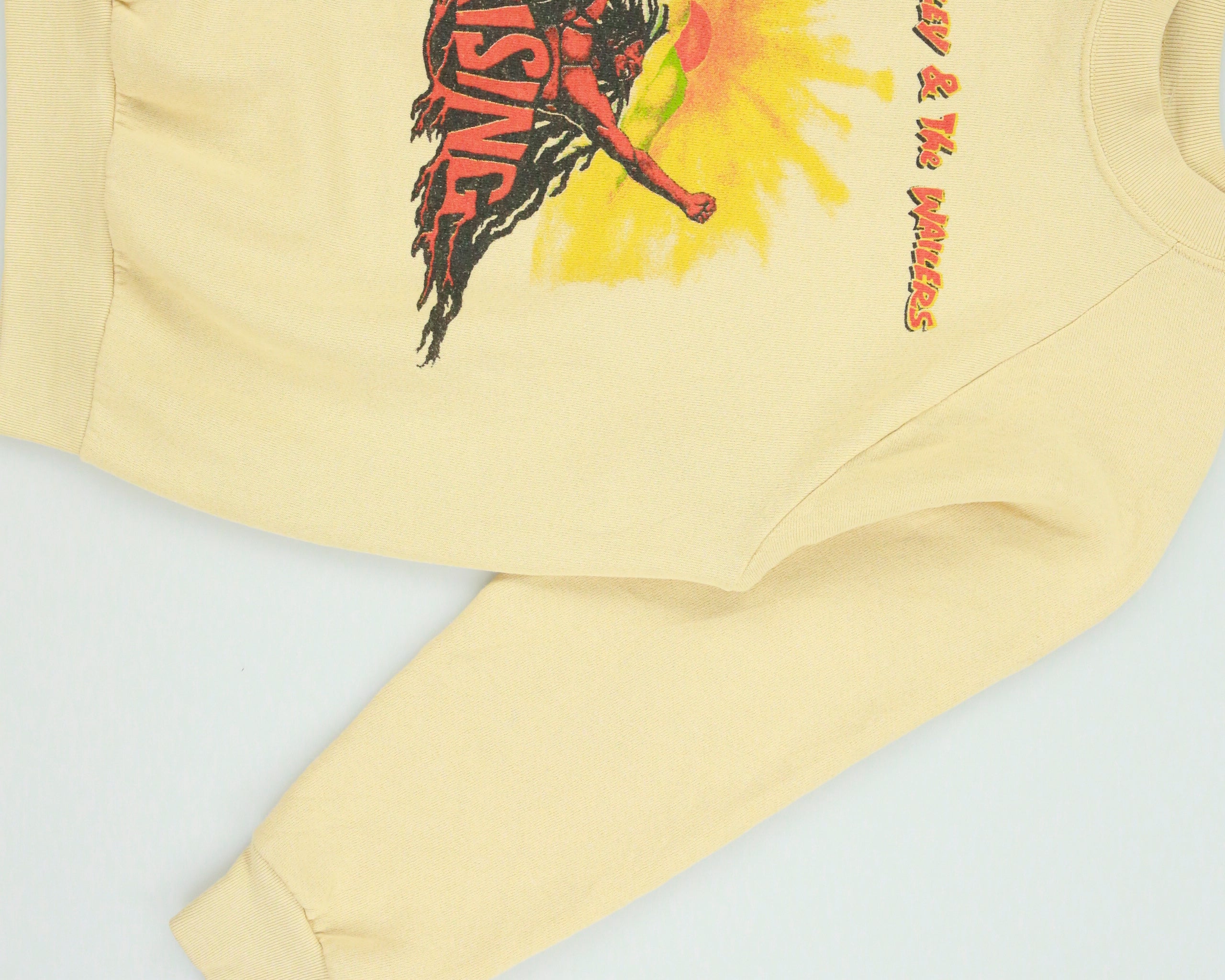 Vintage 1990s Bob Marley &amp; The Wailers '80 Uprising Album Crewneck Sweatshirt - M
