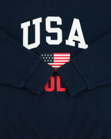 Vintage Polo Ralph Lauren USA Fleece Lined Crewneck Sweatshirt - L