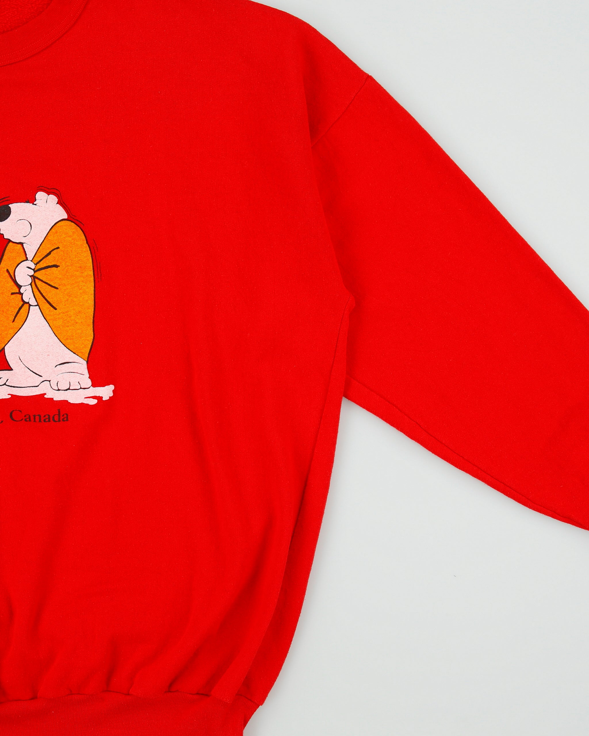 Vintage 1980s Impression Winnipeg Polar Bear Made In Canada Crewneck Sweatshirt - XL
