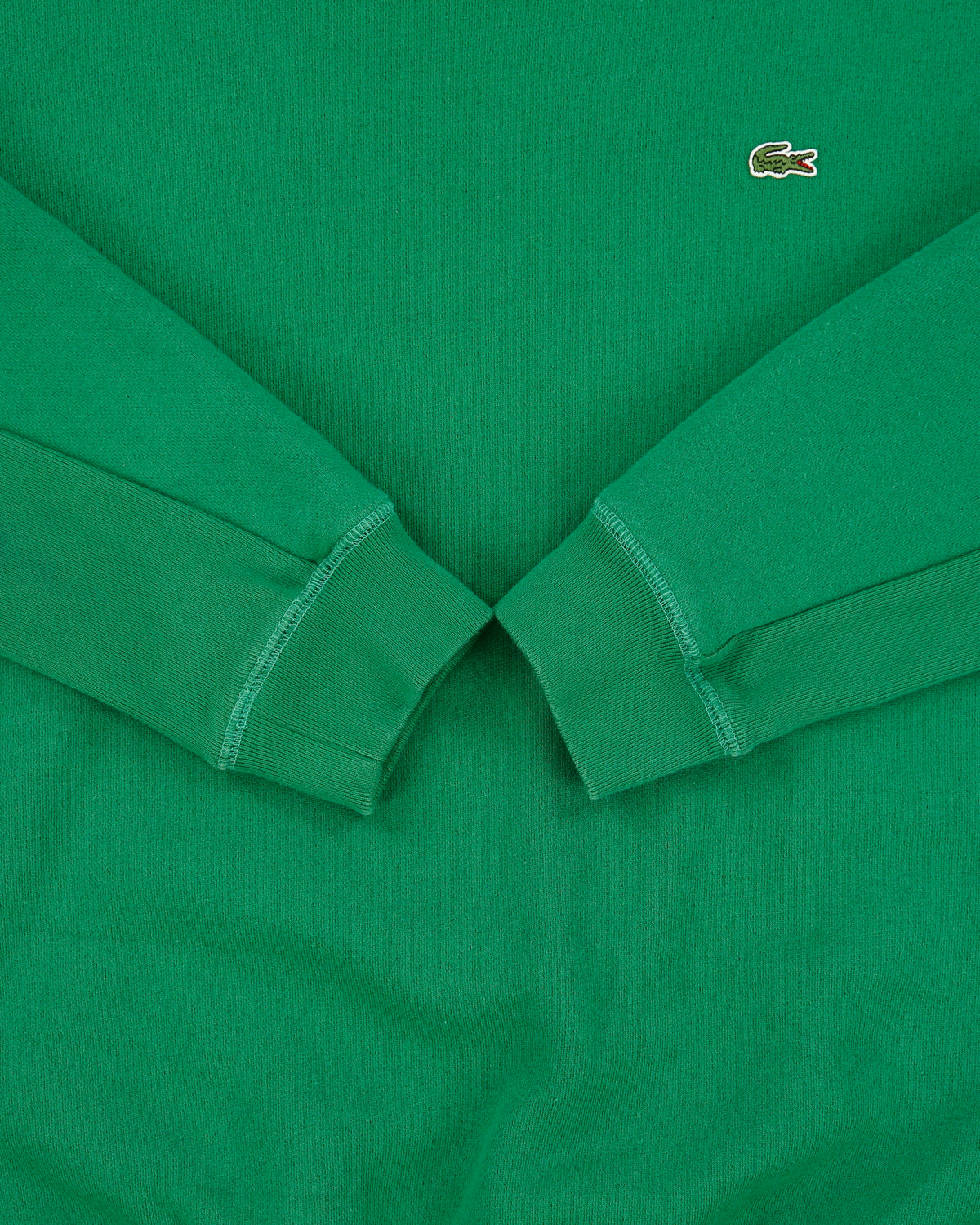 Vintage Lacoste Classic Pique Fleece Lined Crewneck Sweatshirt - XXL