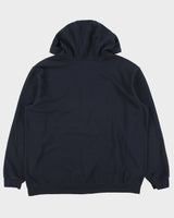 Vintage Carhartt Navy Midweight Fleece Lined Loose Fit Full-Zip Hoodie - XL