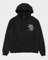Vintage Y2K 00s Fubu Heavyweight Fleece Lined Embroidered Pullover Hoodie - S
