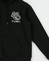 Vintage Y2K 00s Fubu Heavyweight Fleece Lined Embroidered Pullover Hoodie - S