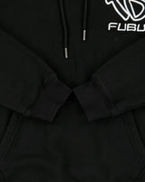 Vintage Y2K 00s Fubu Heavyweight Fleece Lined Embroidered Pullover Hoodie - S