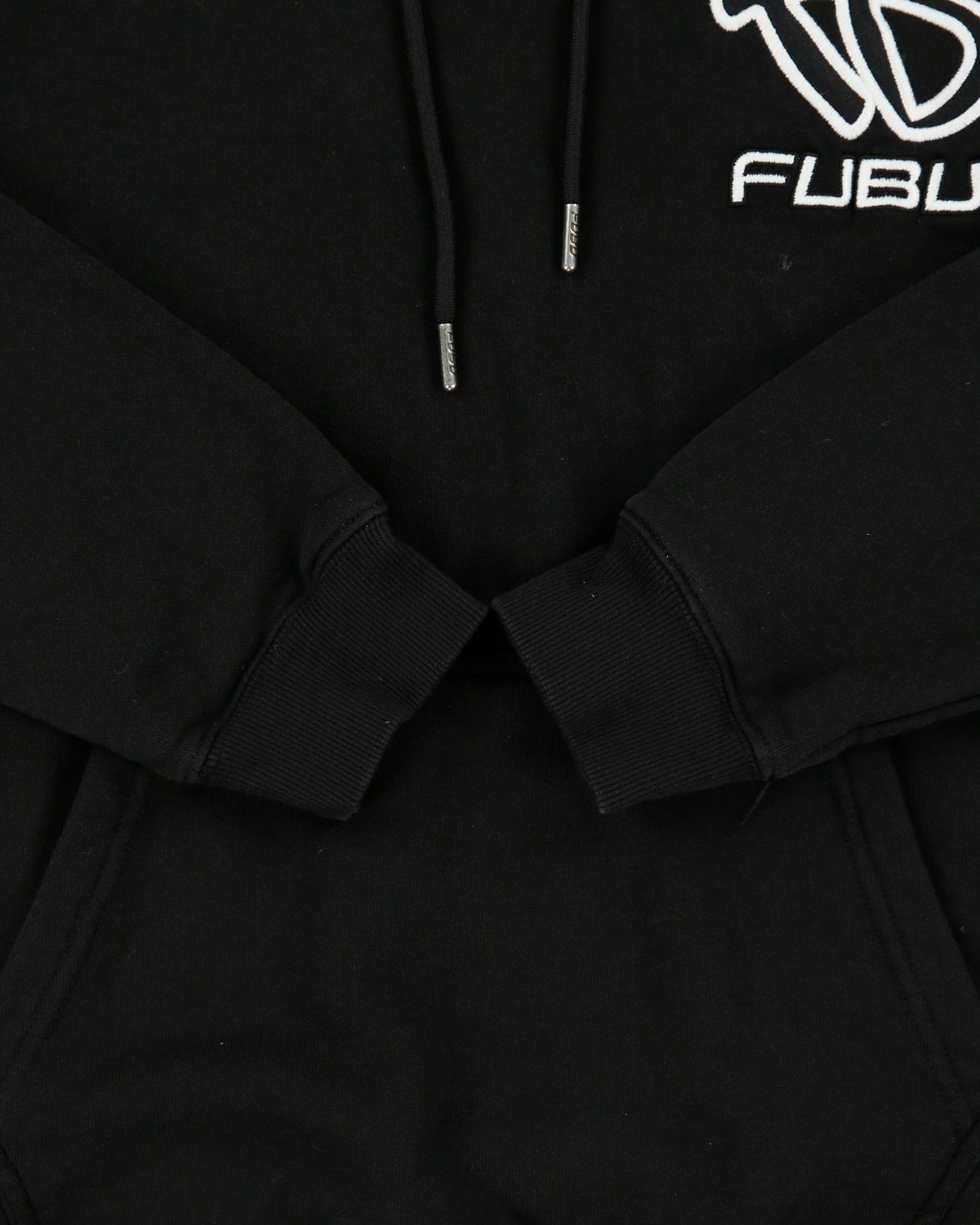 Vintage Y2K 00s Fubu Heavyweight Fleece Lined Embroidered Pullover Hoodie - S