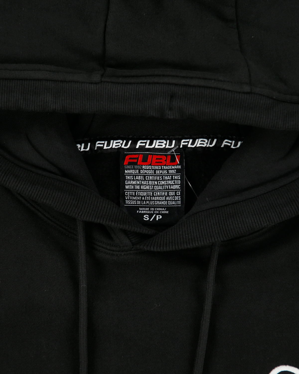 Vintage Y2K 00s Fubu Heavyweight Fleece Lined Embroidered Pullover Hoodie - S
