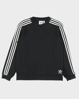 Vintage Adidas Originals Embroidered 3-Stripe Trefoil Crewneck Sweatshirt - S