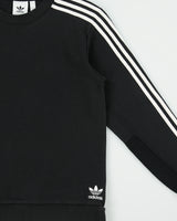 Vintage Adidas Originals Embroidered 3-Stripe Trefoil Crewneck Sweatshirt - S