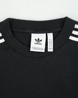 Vintage Adidas Originals Embroidered 3-Stripe Trefoil Crewneck Sweatshirt - S