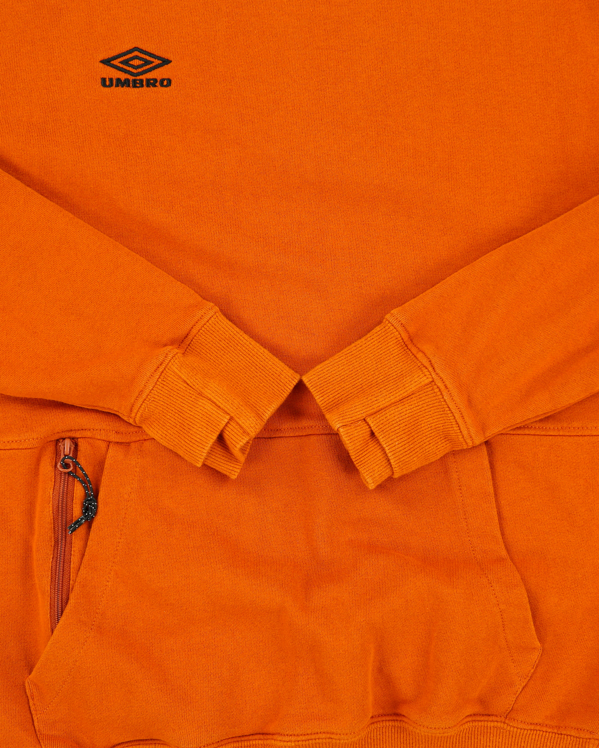 Vintage Umbro Tan Sleeve Logo Crewneck Pocket Sweatshirt - M