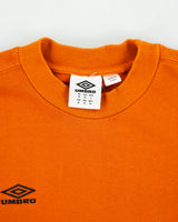 Vintage Umbro Tan Sleeve Logo Crewneck Pocket Sweatshirt - M