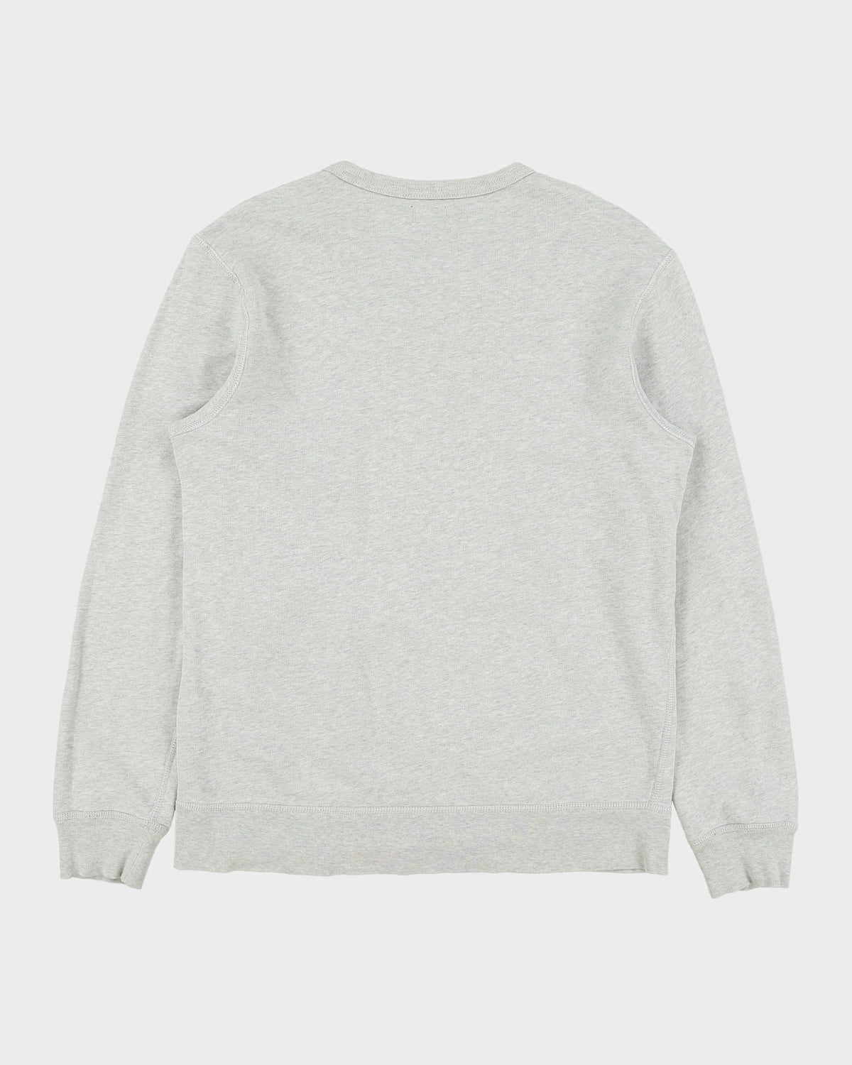 Vintage Ralph Lauren Denim &amp; Supply Marl Grey Reck Hook NY 1967 Crewneck Sweatshirt - M