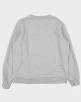 Vintage Lacoste x Rolland Garros Paris Marl Grey Heavyweight Crewneck Sweatshirt - XXL