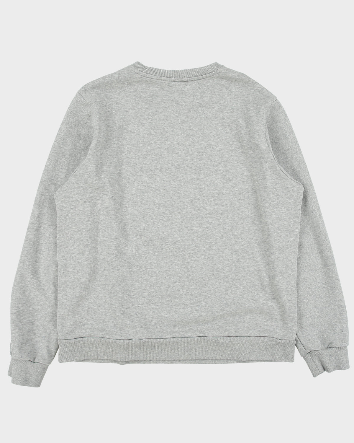 Vintage Lacoste x Rolland Garros Paris Marl Grey Heavyweight Crewneck Sweatshirt - XXL