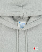 Vintage Champion Grey Marl Heavyweight Reverse Weave Pullover Hoodie - M