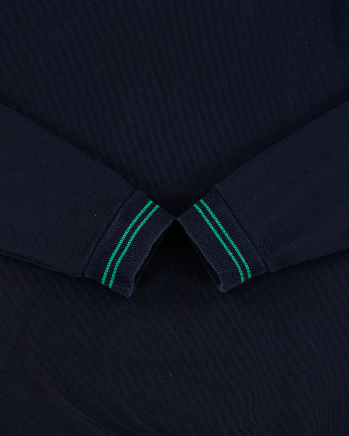Vintage Lacoste Navy Stripe Taped Croc Pique Crewneck Sweatshirt - XXXL