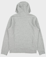Vintage Y2K 00s Oakley Grey Marl Fleece Lined Embroidered O Logo Zip-Up Thumb Loop Hoodie - M
