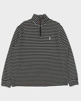 Vintage Polo Ralph Lauren Striped Classic Quarter-Zip Sweatshirt - XL