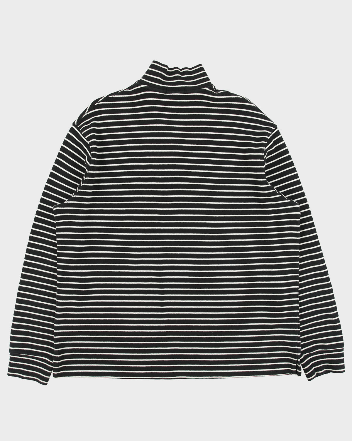 Vintage Polo Ralph Lauren Striped Classic Quarter-Zip Sweatshirt - XL