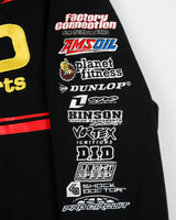 Vintage Y2K 00s Fox Racing Geico Motorsports Embroidered Moto X Zip-Up Hoodie - XL