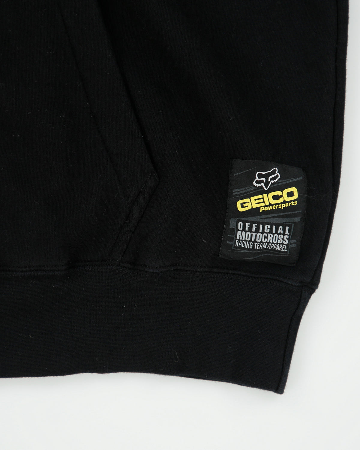 Vintage Y2K 00s Fox Racing Geico Motorsports Embroidered Moto X Zip-Up Hoodie - XL