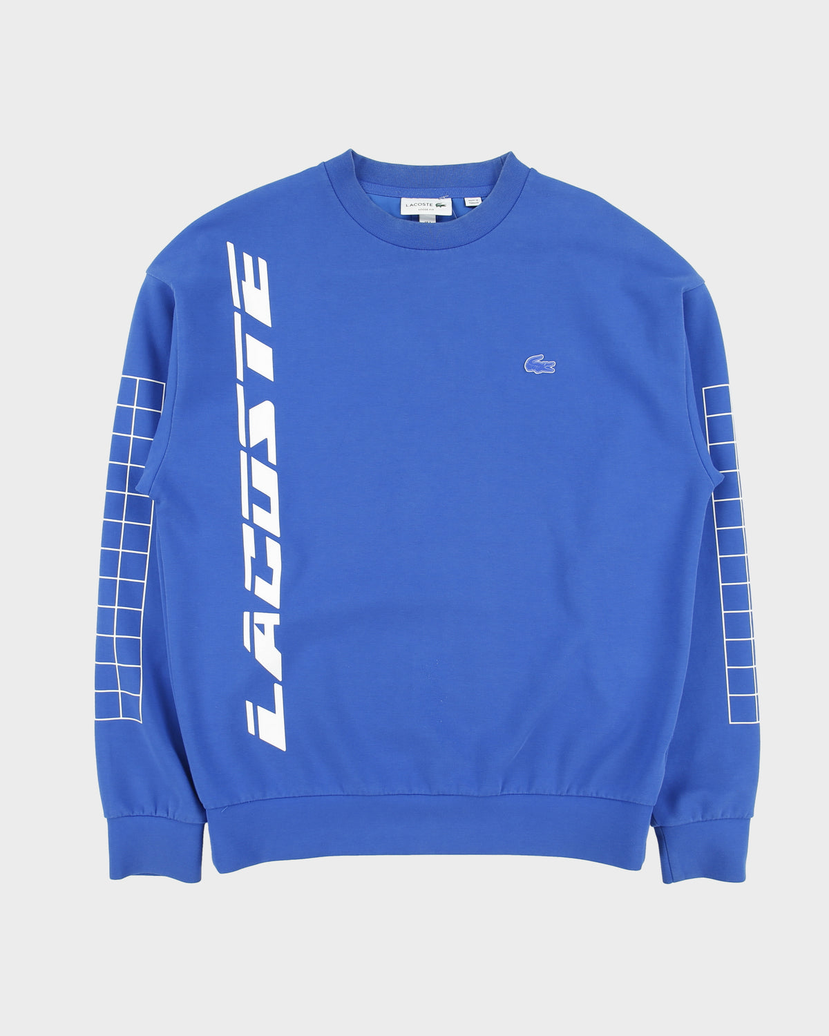 Lacoste Two-Ply Pique Loose Fit Crewneck Sweatshirt - S