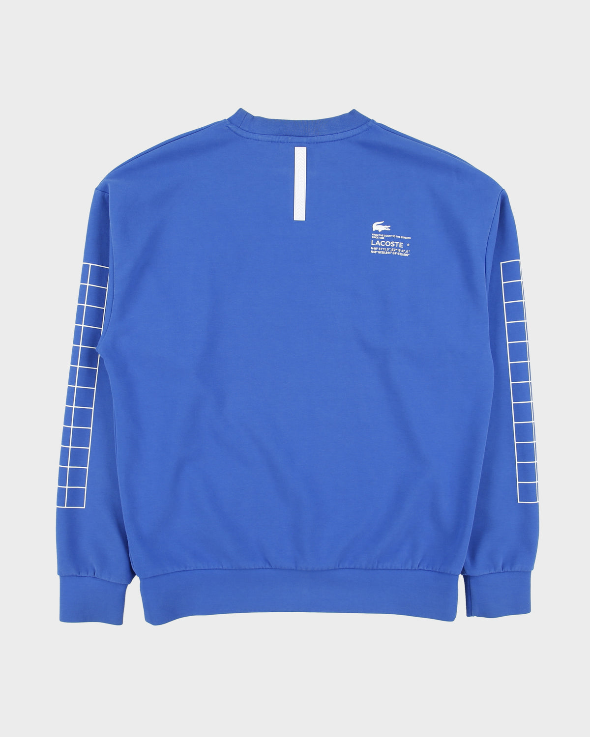 Lacoste Two-Ply Pique Loose Fit Crewneck Sweatshirt - S