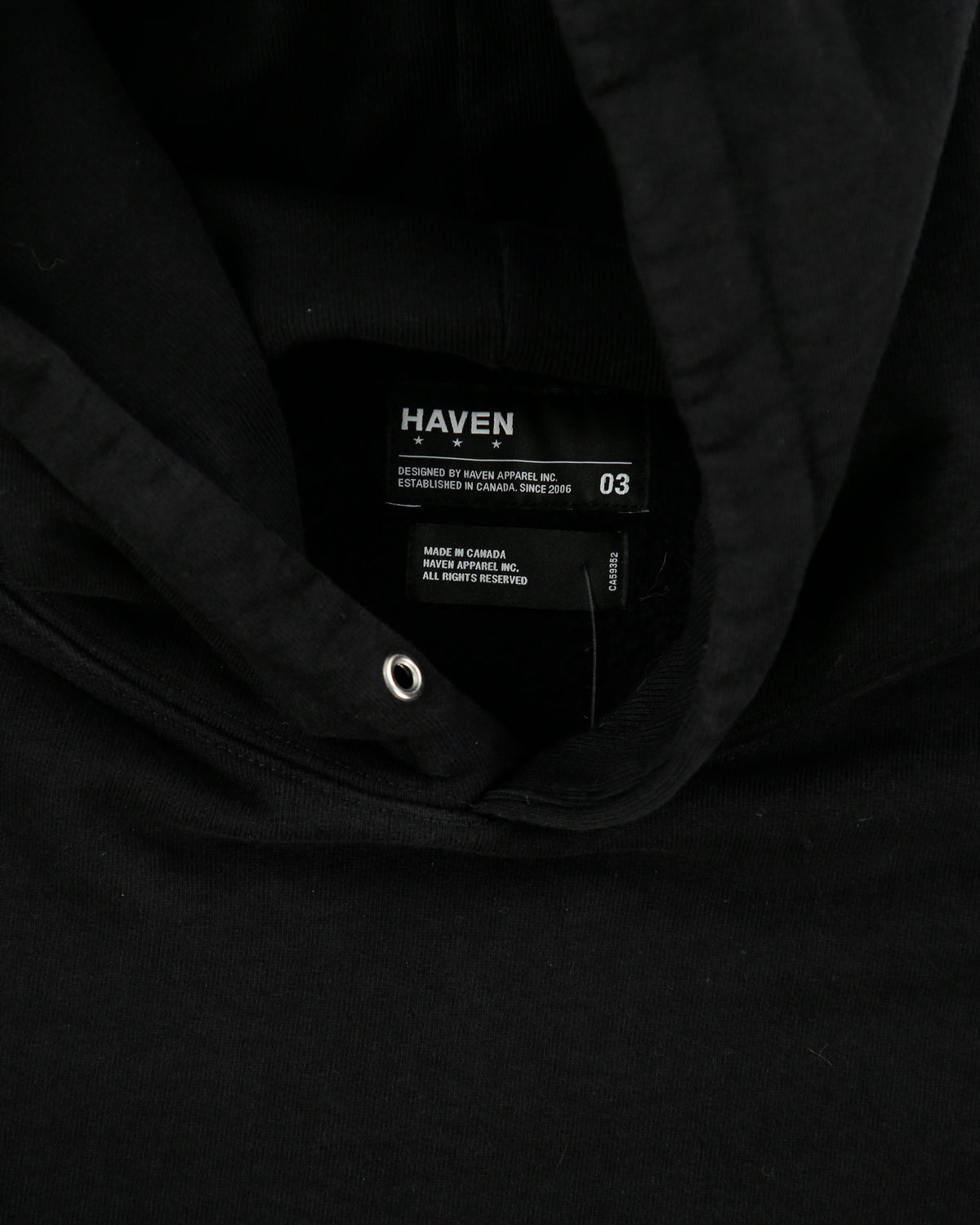Haven Heavyweight Azuma Urake Cotton Made In Canada Pullover Hoodie - L