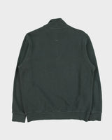 Lacoste Racing Green Interlock Quarter-Zip Sweatshirt - L
