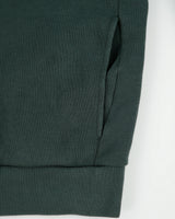 Lacoste Racing Green Interlock Quarter-Zip Sweatshirt - L
