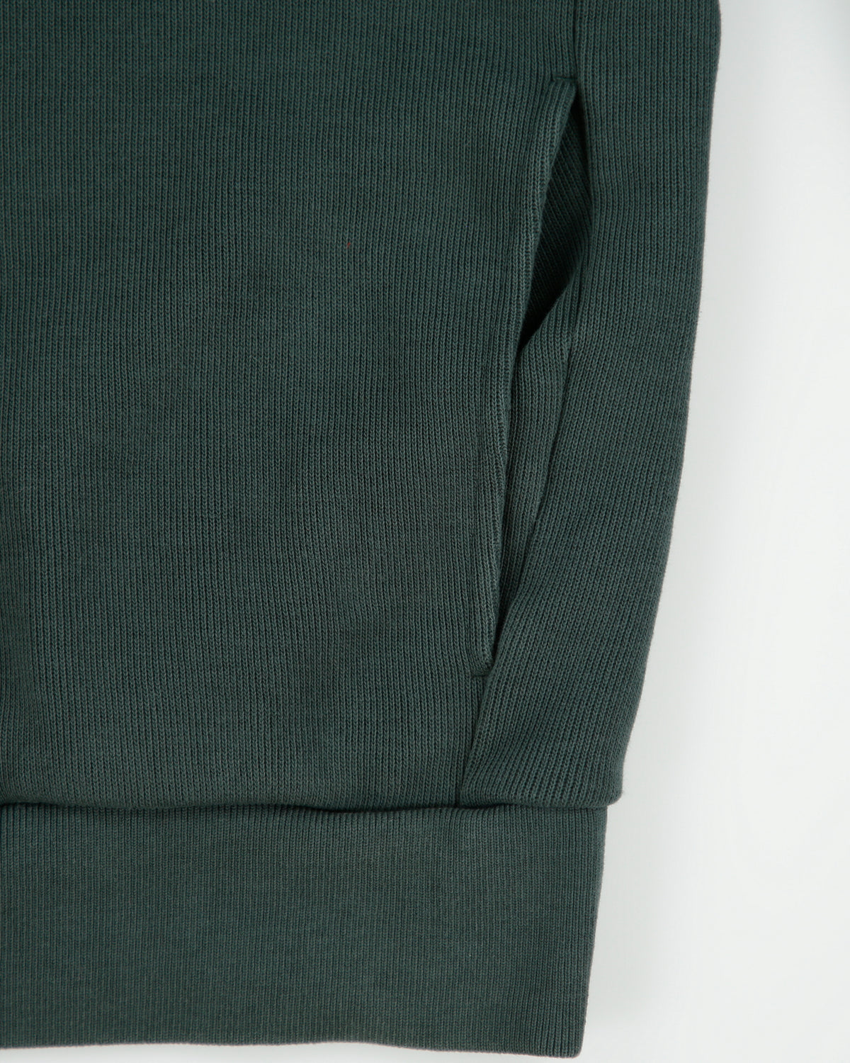 Lacoste Racing Green Interlock Quarter-Zip Sweatshirt - L