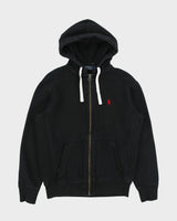 Vintage Polo Ralph Lauren Heavyweight Fleece Lined Classic Zip-Up Hoodie - S