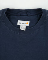 Vintage Carhartt Heavyweight Varsity Letterman Loose Fit Crewneck Sweatshirt - L