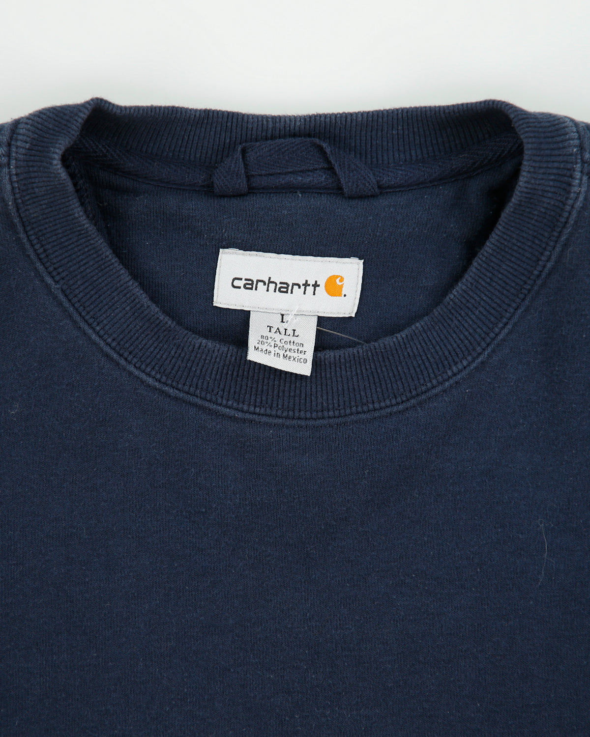 Vintage Carhartt Heavyweight Varsity Letterman Loose Fit Crewneck Sweatshirt - L