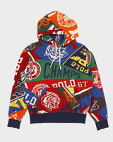 Polo Ralph Lauren Pennant Signature Pony Varsity Pullover Hoodie - S