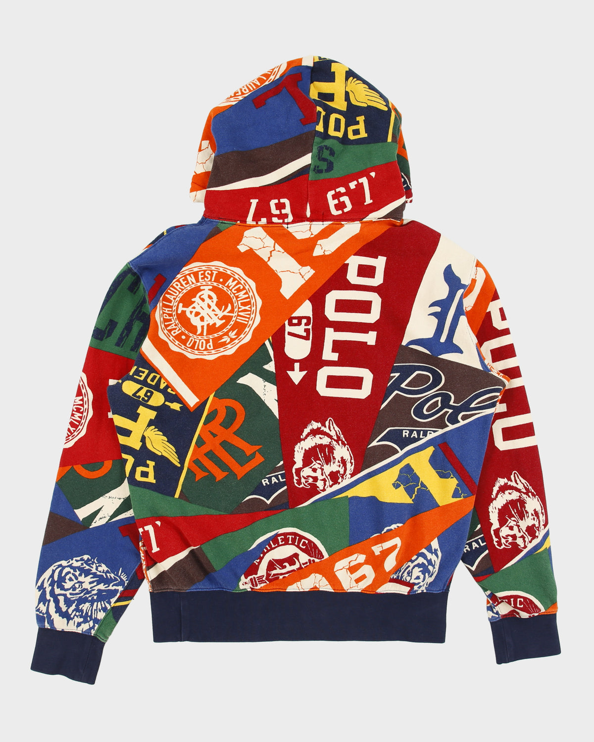 Polo Ralph Lauren Pennant Signature Pony Varsity Pullover Hoodie - S