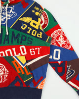 Polo Ralph Lauren Pennant Signature Pony Varsity Pullover Hoodie - S