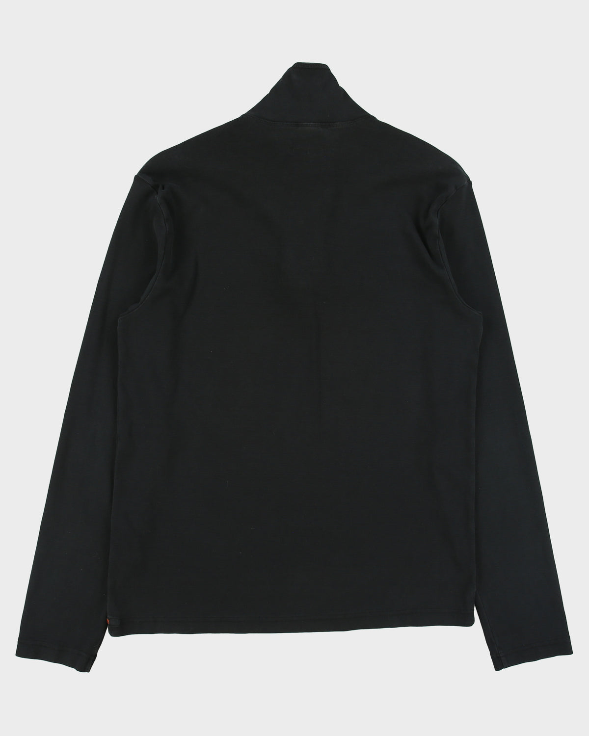 Vintage Hugo Boss Ribbed Button Collar Lightweight Sweatshirt - XL