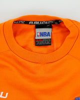 Vintage 1990s Fubu Athletic x NBA New York Knicks Embroidered Crewneck Pocket Sweatshirt - L