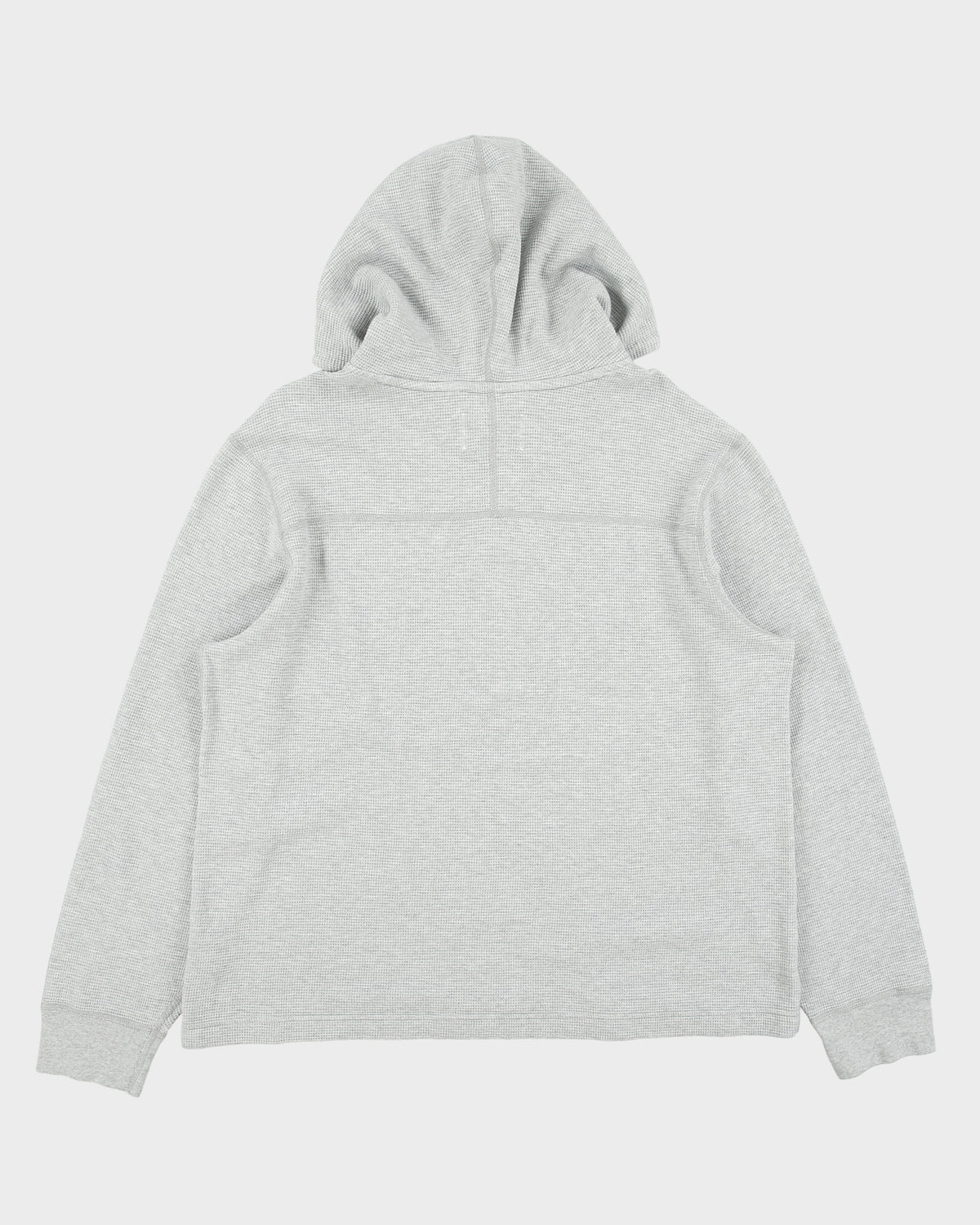 Reigning Champ Marl Grey Lightweight Pullover Waffle Hoodie - XL