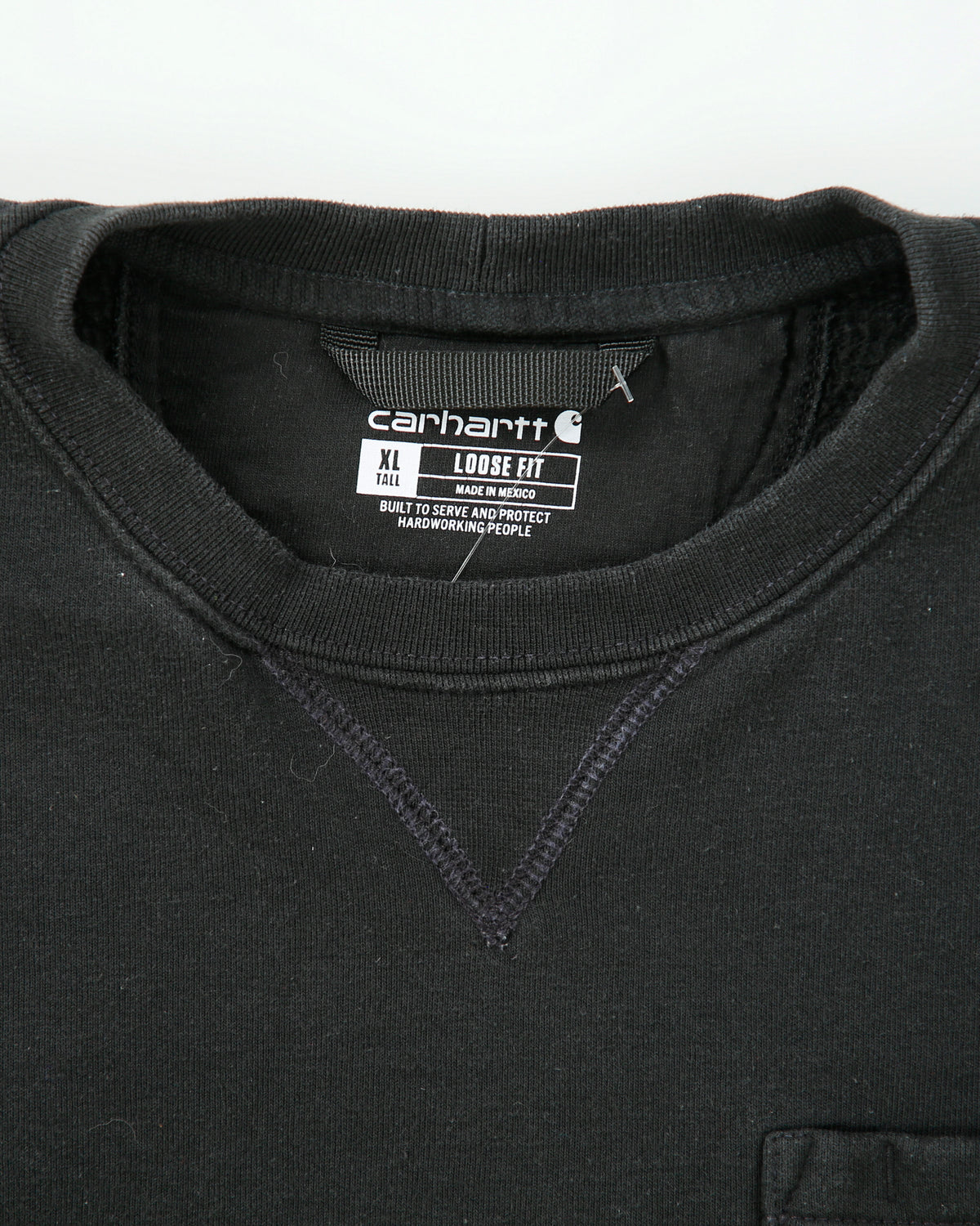 Vintage Carhartt Heavyweight Loose Fit Crewneck Pocket Sweatshirt - XL