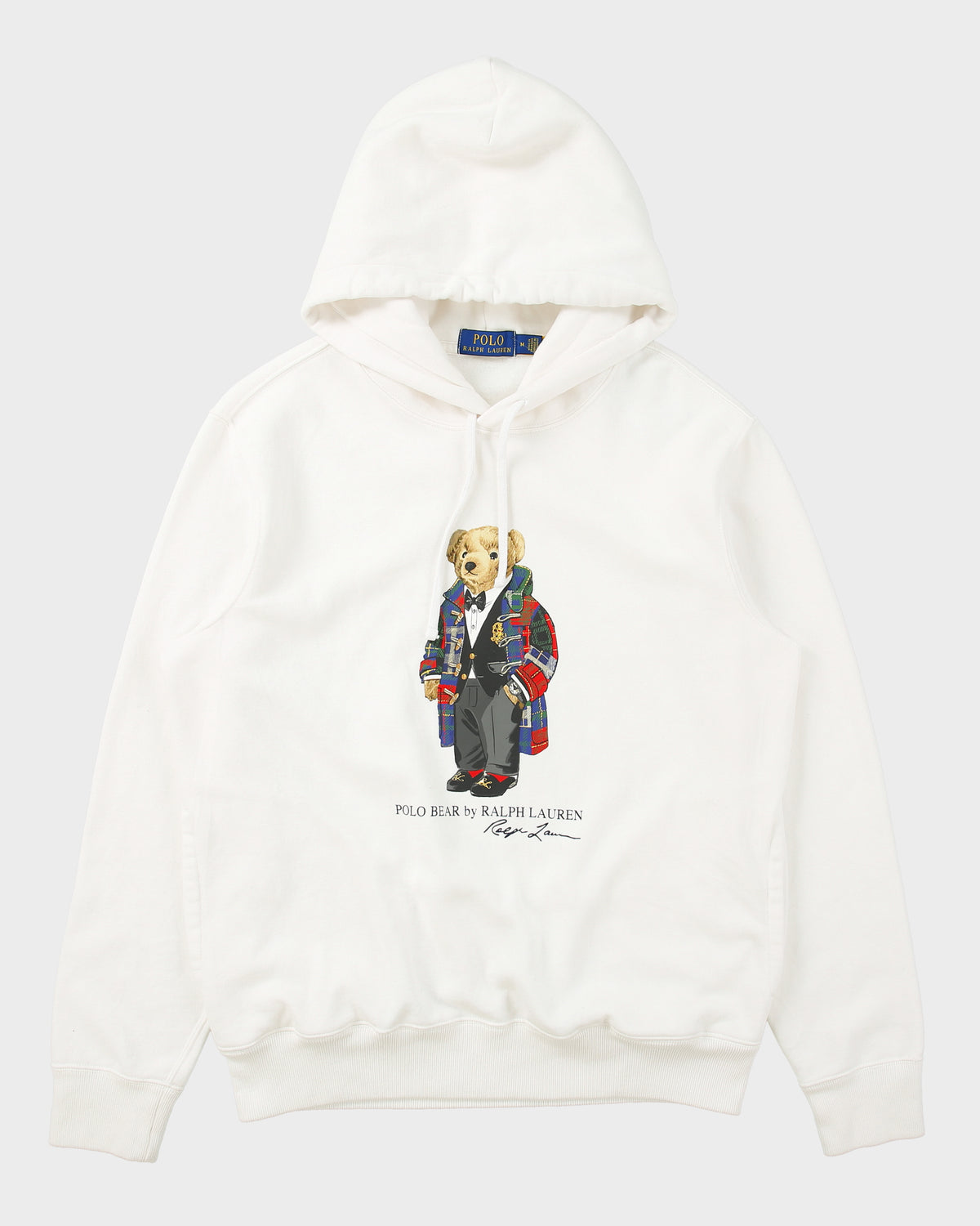Polo Bear Ralph Lauren Duffel Bear Fleece Lined Pullover Hoodie - M