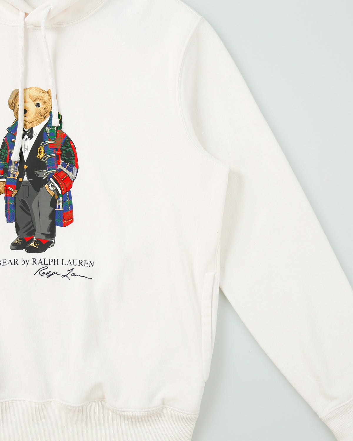 Polo Bear Ralph Lauren Duffel Bear Fleece Lined Pullover Hoodie - M