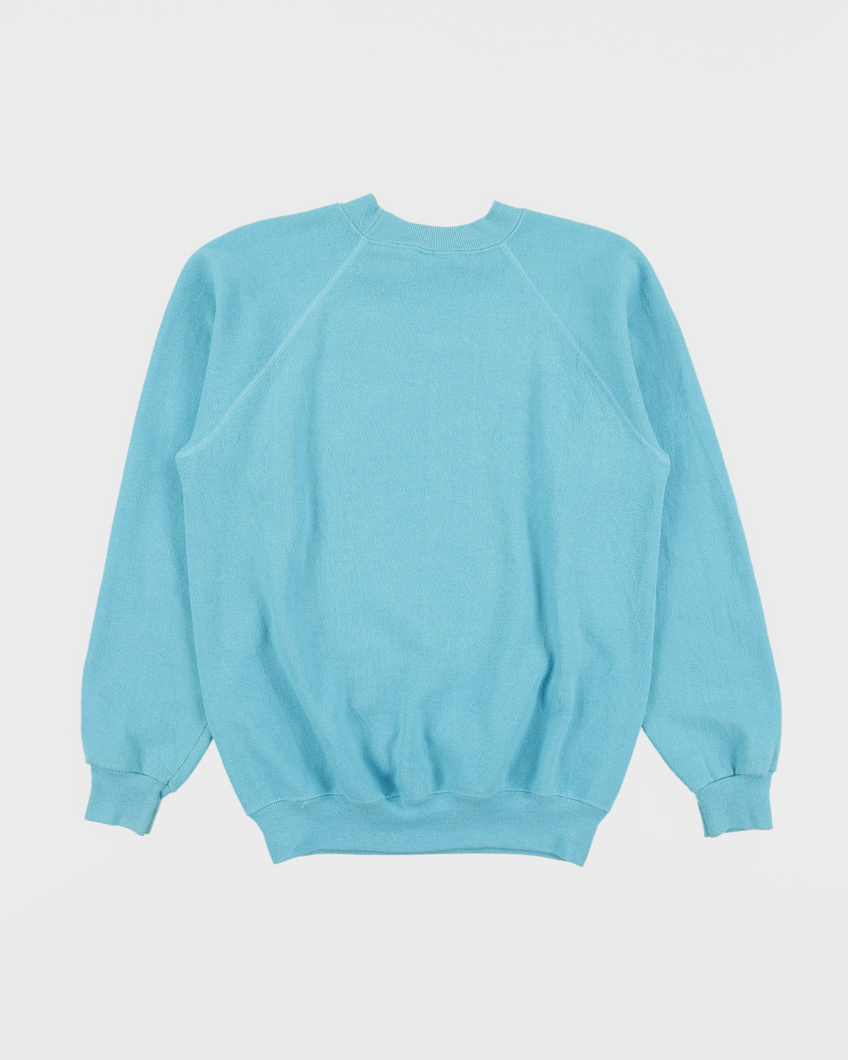 Vintage 1988 Washington Sunrise Aqua Hanes Made In USA Crewneck Sweatshirt - M