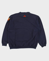 Vintage 2003-04 Y2K Kappa AS Roma FC Embroidered Badge Crewneck Sweatshirt - L