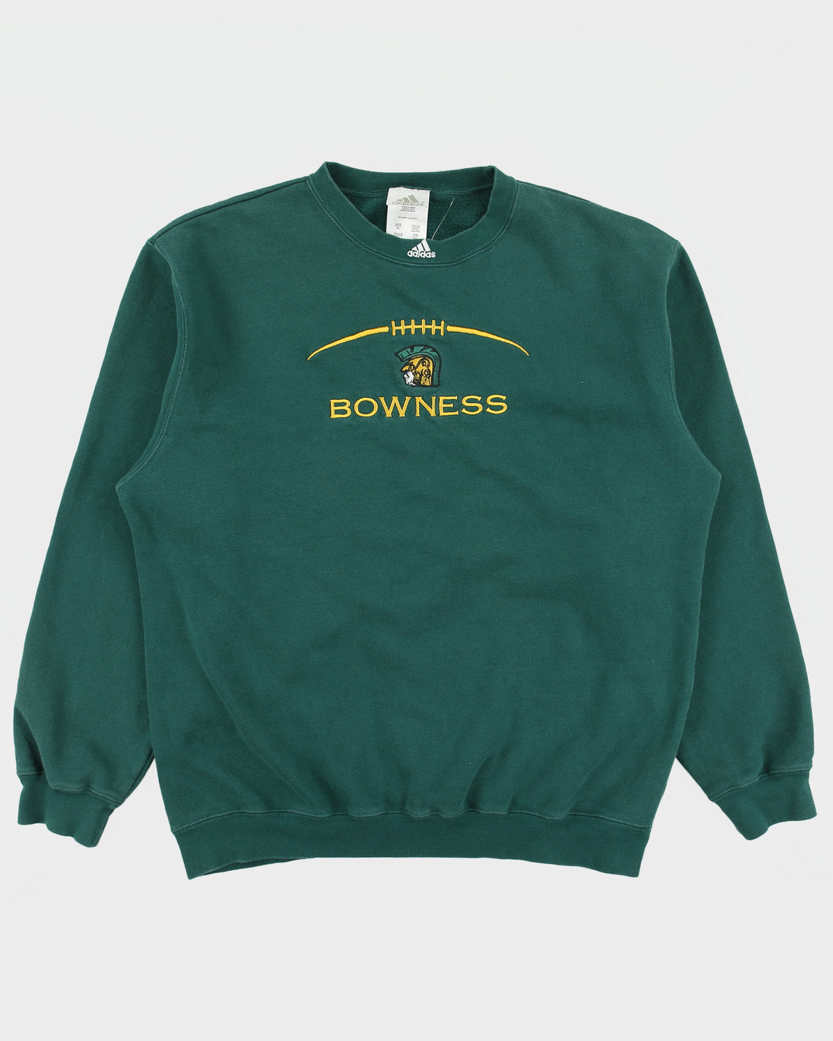 Vintage 2002 Y2K Adidas Bowness Ice Hockey Embroidered Made In Canada Crewneck Sweatshirt - XL