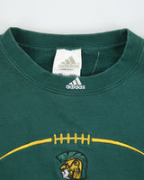 Vintage 2002 Y2K Adidas Bowness Ice Hockey Embroidered Made In Canada Crewneck Sweatshirt - XL